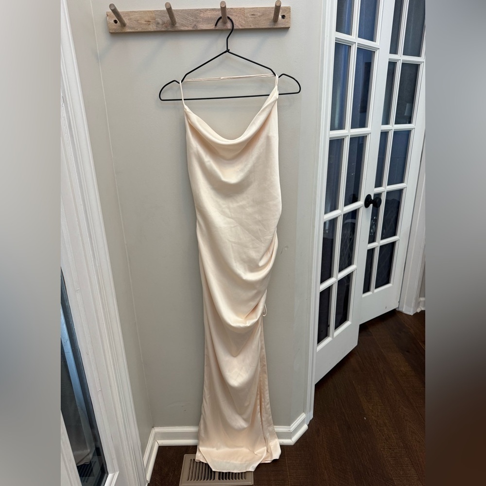 Lovers + Friends The Megan Gown in Champagne - Picture 4 of 15